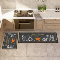 Alfombra No Esmerilada De Cocina Para Piso Absorbente Y Antideslizante Para Dormitorio Sala De Estar Entrada De Baño Decorativa De Pared Larga - details 10