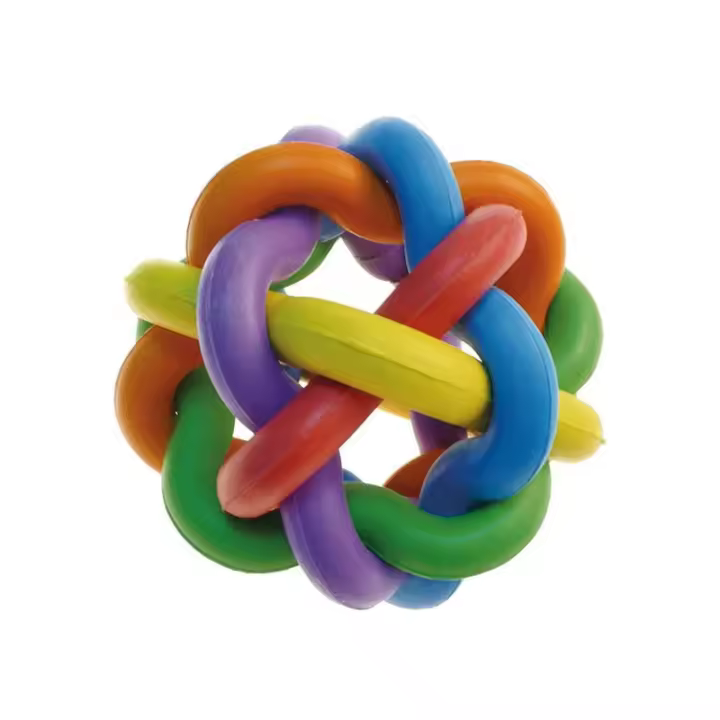 Juguete para Perros Pelota goma con nudos para Perros  10cm Arquivet - 1