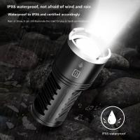 Linterna Táctica LED De Alta Potencia Recargable Por USB Con Zoom Y Batería Integrada Lámpara Fuerte Para Camping Resistente Al Agua Y Choques - details 13