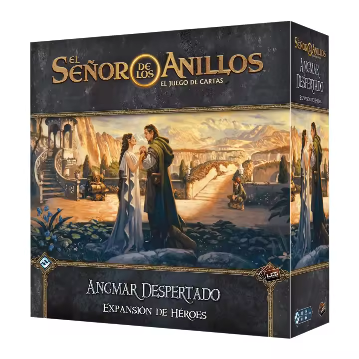 Juego de mesa el señor de los anillos el juego de cartas angmar despertado expansion de heroes edad recomendada 14 - 1