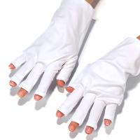 Guantes Antirradiación UV Profesionales Para Manicuras Protección Para Manos Arte De Uñas Guantes Fingerless Elásticos Para Uso Doméstico Y Externo - details 6