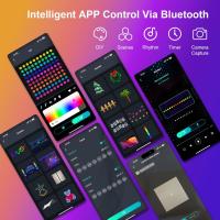 Luz De Cadena Inteligente RGB LED Exterior 5M 10M Para Jardín Decoración De Fiesta Y Vacaciones Control APP DIY Luces Twinkle - details 1