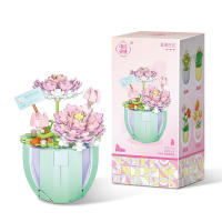 Eterno Bouquet De Rosas En Bloques De Construcción Pequeños Decoración De Escritorio Para Niñas 9 Estilos Bloques De Construcción Compatible Con Lego - details 4