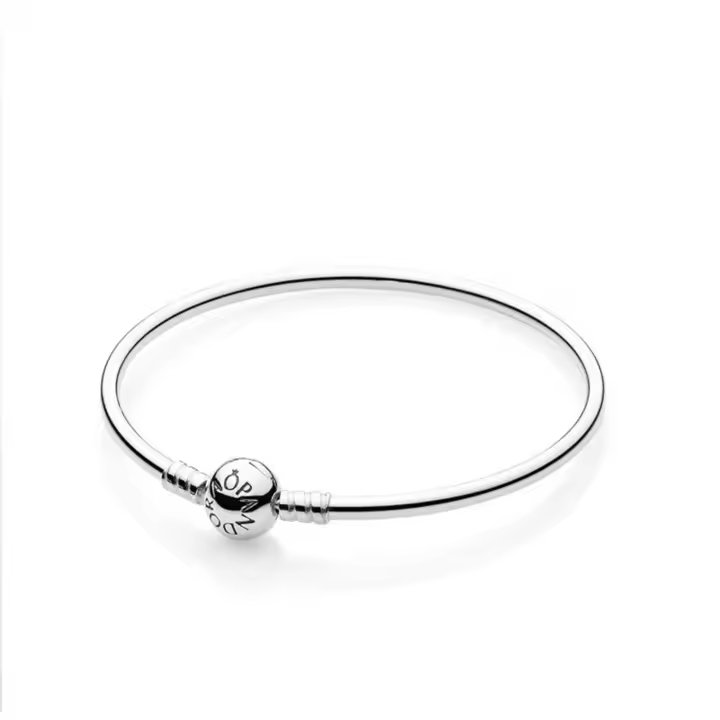 PANDORA Pulsera de plata de ley Dream, plata 925, personalidad, temperamento, simple, moda, regalo para novia, 520, regalo de San Valentín para novia - 1