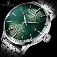Reloj Mecánico PAGANI DESIGN Para Hombre Resistente Al Agua De Acero Inoxidable Deportivo Y De Moda Con Display Sin Números Corona a Prueba De Agua Y Cierre Push Button Hidden Clasp - details 16