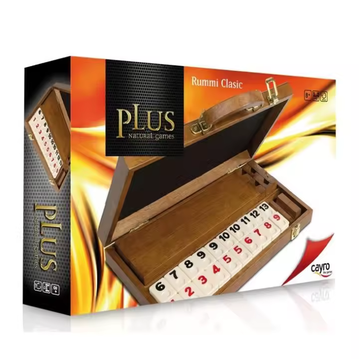 MALETIN RUMMI CLASIC PLUS NATURAL GAMES. Producto innovador y de gran calidad, diseñado para brindar una experiencia única. Perfecto para regalar o disfrutar personalmente. - 1