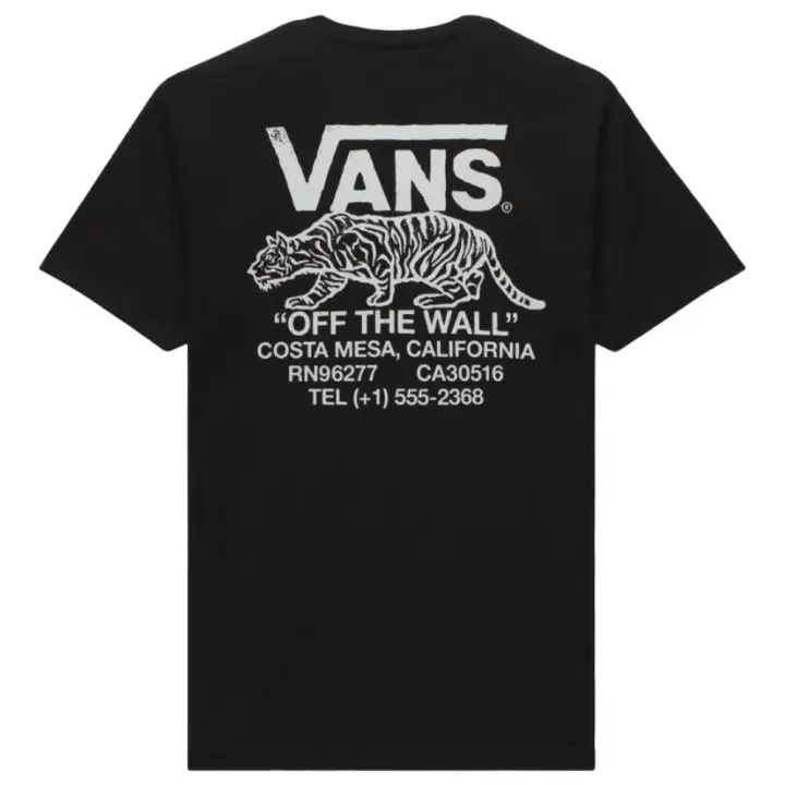 Camiseta Negra Vans Sneaky SS Black Estilo Salvaje Manga Corta - 1