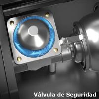 Cocina Portátil ADM  DUAL  de Doble Quemador con Sistema de Seguridad y Encendido Automático, Perfecta para Aire Libre y Hogar, Color Negro con Acabados Plateados - details 6