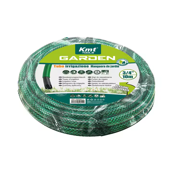 UD - Manguera de Jardín 3/4” 10m | Antialgas, Resistente UV, Alta Presión, PVC Reforzado - 1