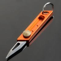 Cuchillo De Bolsillo Miniatura Portátil De Aleación Con Caja Cortador De Llavero Útil Herramientas EDC Cuchillo Fijo De Estación - details 14