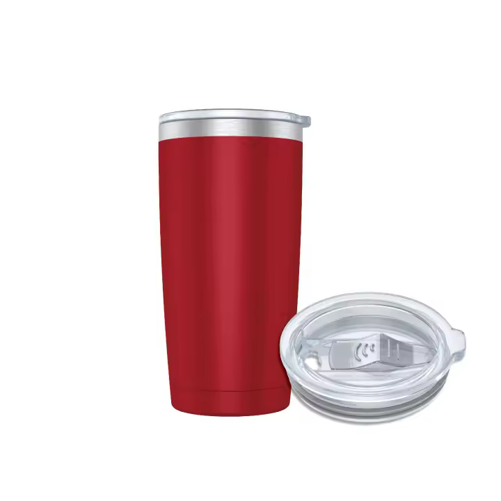 Taza Termo Café 600ml (10 Colores) y Te para Llevar en Mano o en Coche - Taza Térmica de Acero Inoxidable con Tapa Botella, Vaso (QC600 BOTELLA 1099) - 1