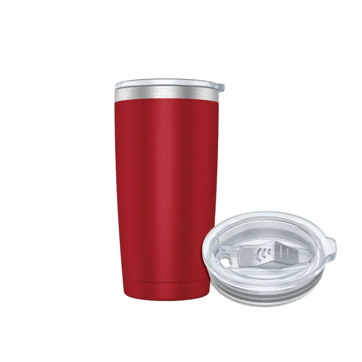 Taza Termo Café 600ml (10 Colores) y Te para Llevar en Mano o en Coche - Taza Térmica de Acero Inoxidable con Tapa Botella, Vaso (QC600 BOTELLA 1099) - 1