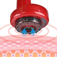 Masajeador De Vacío Eléctrico Ventosa Succión Guasha Anticelulitis Calefacción Infrarroja Desfatigante Belleza Salud Herramienta De Masaje Corporal Tamaño Medio Material ABS - details 6