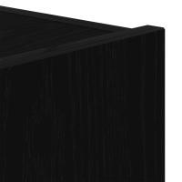 Gabinete de TV vidaXL con luces LED Negro Roble 80x35x31 cm - details 6