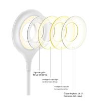 Lámpara De Lectura Recargable USB Con Clip Luz Nocturna Para La Habitación Ajustable Flexible Para Estudio Y Mesita De Noche - details 1