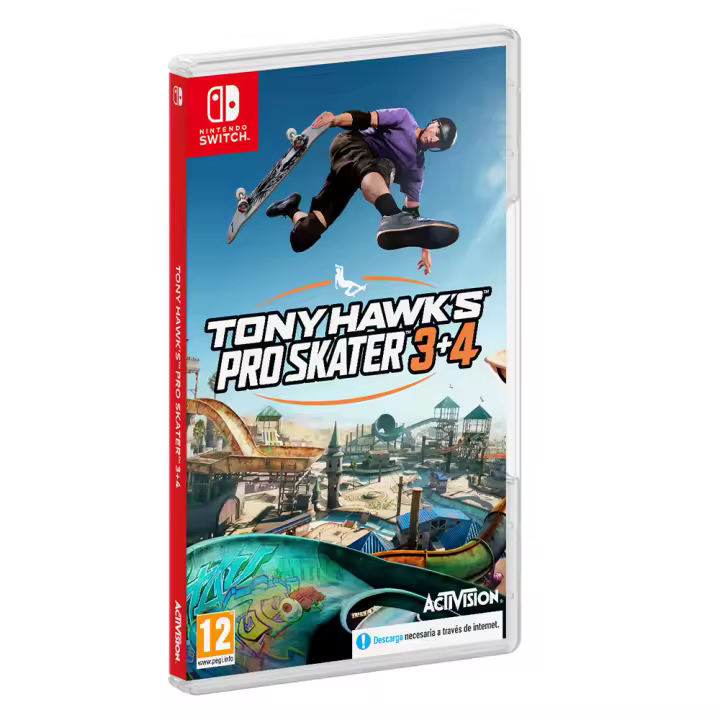 TONY HAWKS PRO SKATER 3+4 Nintendo Switch - Nuevo a estrenar - PAL España - Activision - PREVENTA - Lanzamiento - 11/07/25 - 1
