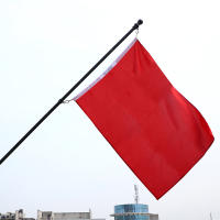 Palo De Bandera Telescópico De 1.8M Con Anillos Giratorios Sin Enredos De 360 Grados Y Guía De Acero Inoxidable Montaje En Pared - details 4