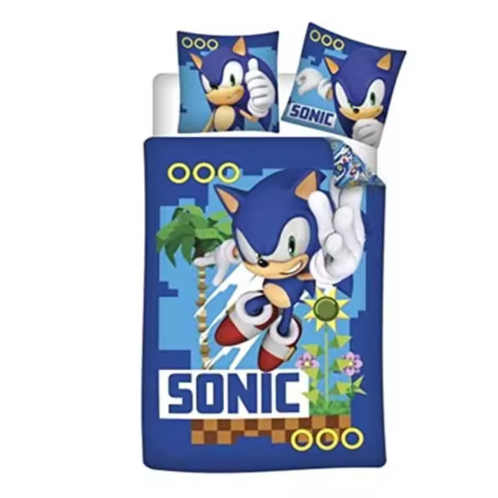 Funda Nórdica Sonic Infantil, Color Azul, 140 x 200 cm, New Import - Kiglam - 1
