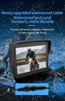Monitor Portátil De Navegación GPS Para Motocicleta 5'' IPX7 Impermeable Con Parachoques Wireless Carplay Android Auto Dual BT WIFI - details 13