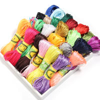 Hilo De Seda Chino Tejido 20m Multicolor 1.5/2mm Nylon Para DIY Joyería Collares Pulseras Encuentros De Cuentas - details 1