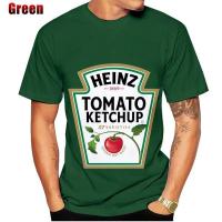 Camiseta De Tomate Heinz Moda Verano Para Hombres Y Mujeres Estilo Casual Hip-Hop Cuello Redondo Manga Corta Top Transversal - details 5