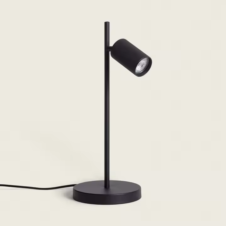 Ledkia Lámpara de Mesa Aluminio Breixo Negro - 1