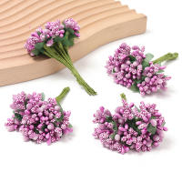 1/3/5Pcs Estambres De Flores Artificiales 8CM Para Decoración De Casamiento Fiesta Hogar Regalo De Navidad Accesorios De Ornamento - details 8
