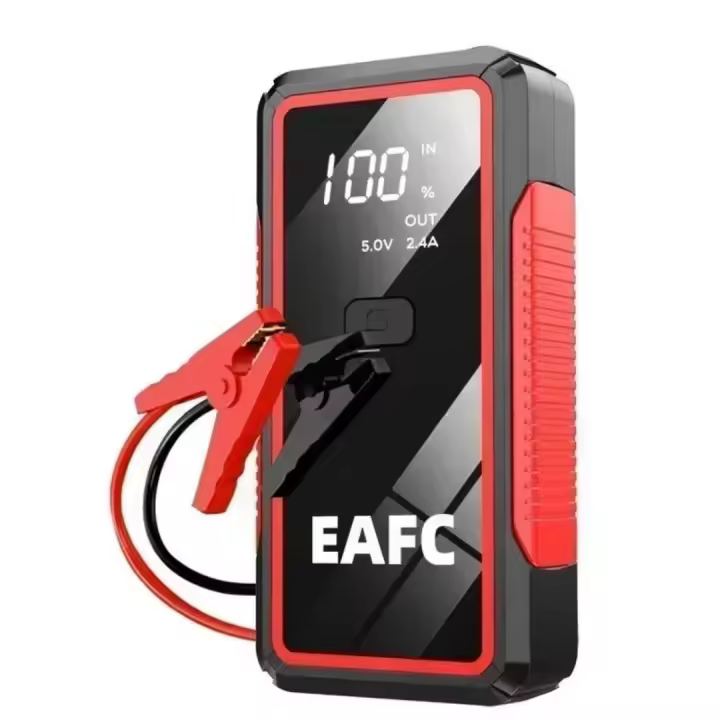 Arrancador portátil de batería de coche de 2000 A, 12 V, cargador de refuerzo con luz LED para gasolina, diésel, 6,0 L/4,0 L - 1
