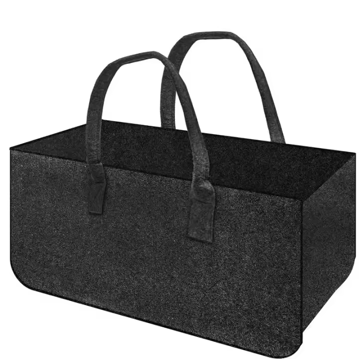 Bolsa de Fieltro para Acampar con Asa, Modelo 5025BSR, Negro 25 Cm - 1
