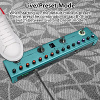 Pedal De Efectos Para Guitarra M-VAVE Con Igualizador De 3 Bandas Salida XLR Delays Reverbs BT Y Tipo C - details 4