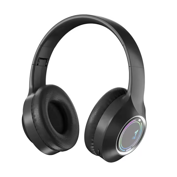 Auriculares Bluetooth M3 Con Luz LED Plegables Y Control Remoto Tipo-C Para Juegos Y Oficina Uso Multifacético - 1