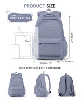 Mochila De Viaje Resistente Al Agua Para Hombres Y Mujeres Mochila Casual Ligera Para Estudiantes Y Oficina Con Compartimento Para Portátil Para Deportes - details 2