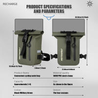 Bolsa De Pierna Para Motocicleta Impermeable Táctica De Viaje Ciclismo Bum Belt Cinturón De Hombro Para Turismo Motocross - details 4