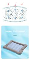 Alfombra De Enfriamiento Para Perros Y Gatos Alfombra De Sueño Para Mascotas Material De Seda Hielo Suave Y Transpirable Para Verano Tamaño S/M/L Peso Ligero - details 6