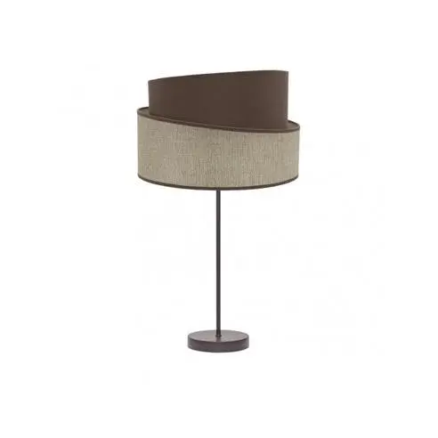 FABRILAMP Lámpara de Mesa Sobremesa Alto Hara 1xe27 Marrón/marrón 66x35x35 Cm - Diseño Elegante - 1