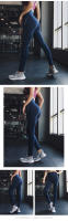 Pantalones De Yoga Sin Costuras Cintura Alta Leggings De Gimnasio Para Mujer Fitness Control De Abdomen Tights De Correr - details 1