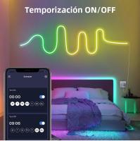 Fresno LED RGBIC WS2812 Con Control Bluetooth IP67 Impermeable Para Decoración De Fiesta 5V Strip Luz Neón Smart Incluye Control Remoto - details 3