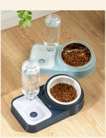 Cuenco De Agua Para Gatos Acero Inoxidable O Plástico Doble Protección De Columna Cervical Dispensador Automático No Encharca La Boca - details 15