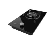 Cecotec Bolero Squad G 1200S Glass Black Placa de gas 1 fuego acabado en cristal negro parrillas individuales de hierro fundido potencia de 3 5kW - details 1