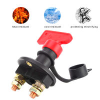 Interruptor Rotativo De Poder Para Automóvil 300A 12V-32V Isolador Desconectador Para Camión Barco Interruptor Principal De Batería Con 2 Llaves - details 2