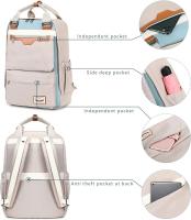 Mochila Mujer Hombre, Mochilas Escolares Juveniles Casual Bolsos Mochila Portatil 15,6 pulgadas with Bolso Antirobo para Viaje Trabajo Instituto - details 1