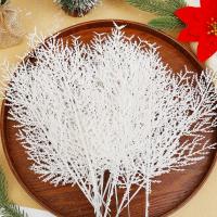 10/30PCS Pino Blanco Artificiales Navidad Adornos De Árbol De Navidad DIY Coronas De Navidad Decoración De Jardín Plantas Suministro De Decoración Año Nuevo - details 1