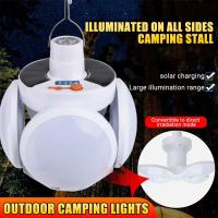 Lámpara De Camping LED Portátil Recargable Por Sol Y USB Iluminación Nocturna De Emergencia Plegable Para Pesca Y Senderismo - details 5
