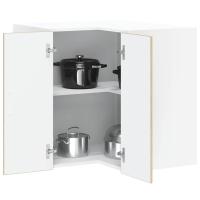 vidaXL Mueble esquinero cocina Lucca madera contrachapada en color Gris sonoma/Gris hormigón/Negro y más | almacenamiento funcional diseño moderno para baño dormitorio sala - details 9