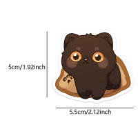 50PCS Pegatinas Creativas De Ojos Redondos Para Gatos Para Decorar Maletas Teléfonos Móviles Y Fundas De Computadora DIY - details 3