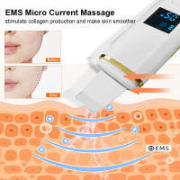 Limpieza Facial Profunda Con Scrubber Ultrasonido Eliminador De Quistes Faciales Y Puntos Negros Espátula De Poros Ultrasonido Scrubber De Piel Recargable - details 7