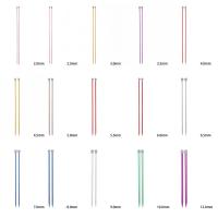 Juego De 2 Agujas De Tejer Punto Suelto De Aluminio 35cm 2.0-12mm Para Telar Manualidades DIY Herramienta Para Suéteres Y Bufandas Largas - details 1