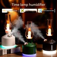 Humididiador de lámpara de queroseno con Niebla grande para dormitorio, máquina de aromaterapia de escritorio, humidifier doméstico Pequeño with USB - details 2