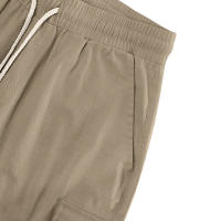 Pantalones cortos de trabajo multibolsillos estilo americano para hombre, informales, ajustados, con cordón, de verano - details 9