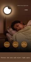 Luz Nocturna LED Con Sensor De Movimiento Luz Decorativa Para Pared Sin Cable Para Dormitorio Estancia Armario Escalera Decoración De Luna - details 1